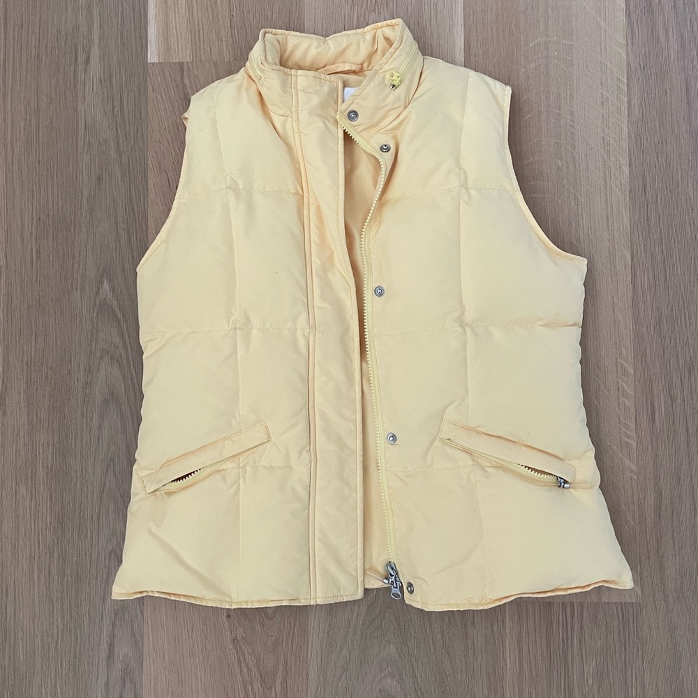 Talbots yellow vest